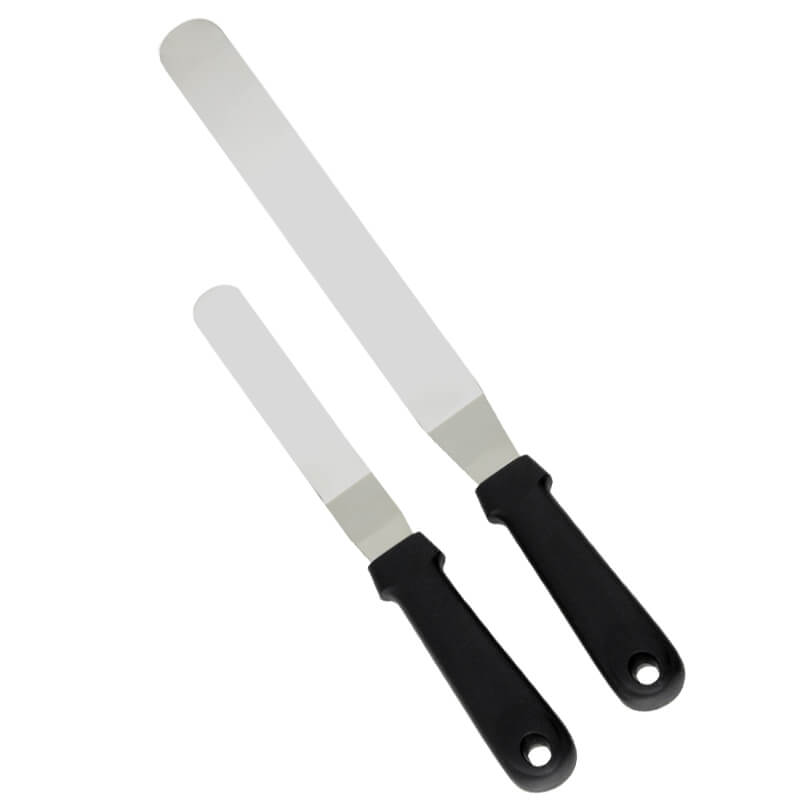 Angled Cake Decorating Frosting Spatula Set of 2 CPZ010 - Corver Kitchen