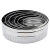 Circle Cookie Biscuit Cutter Fluted Edge CBM009