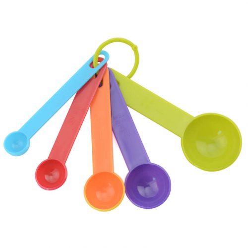 Measuring Spoons Mixed Colors Set of 5 SME003