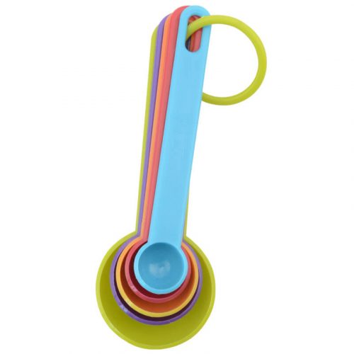 Measuring Spoons Mixed Colors Set of 5 SME003