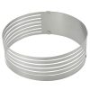Stainless Steel Adjustable 7 Layered Bread Cutter Ring CCM001 1