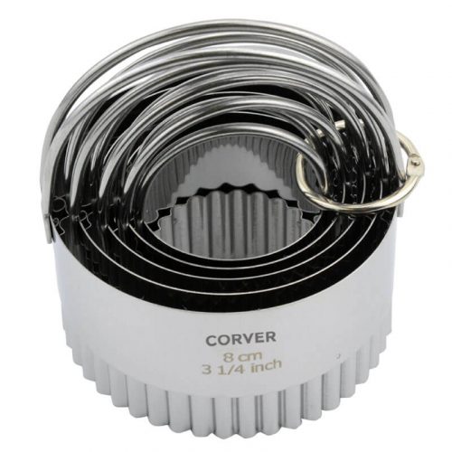 Wave Cookies Cutter with Fluted Edge CBM007 1