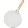 10 Inch Stainless Steel Baking Pizza Peel Shovel with Wooden Handle Round Cake Lifter CPZ0014
