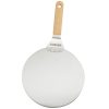 10 Inch Stainless Steel Baking Pizza Peel Shovel with Wooden Handle Round Cake Lifter CPZ0014