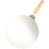 12 Inch Stainless Steel Baking Pizza Peel Shovel with Wooden Handle Round Cake Lifter CPZ0014